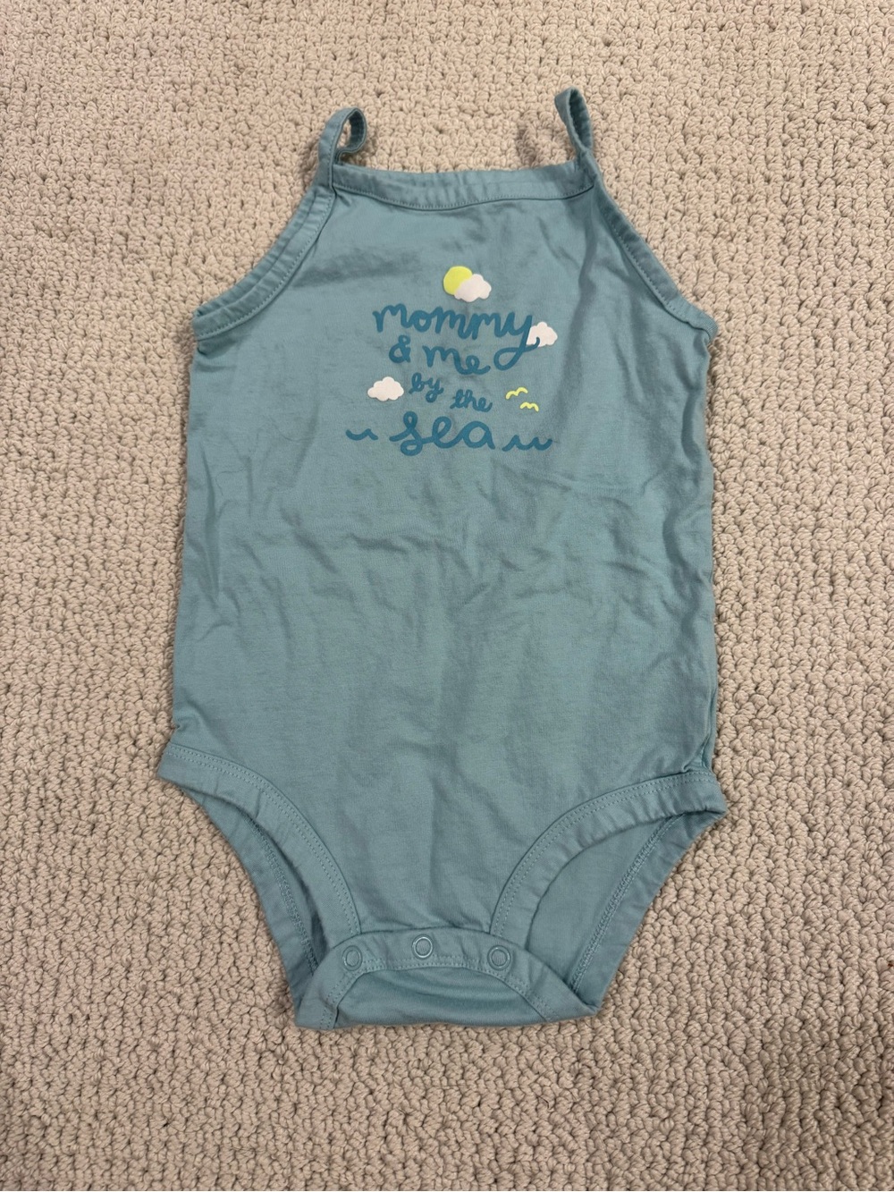 Carters "Mommy & Me by the Sea" One-Piece Bodysuit size 18 months